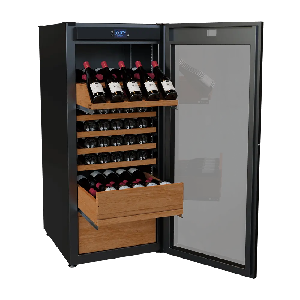 Wine Guardian Luxury Single-Zone Wine Refrigerator — "Aficionado"