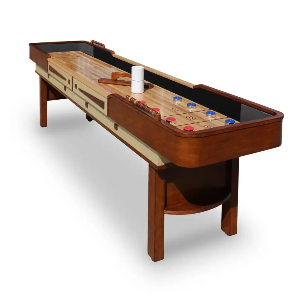 Hathaway Merlot Shuffleboard Table – Hardwood Playfield