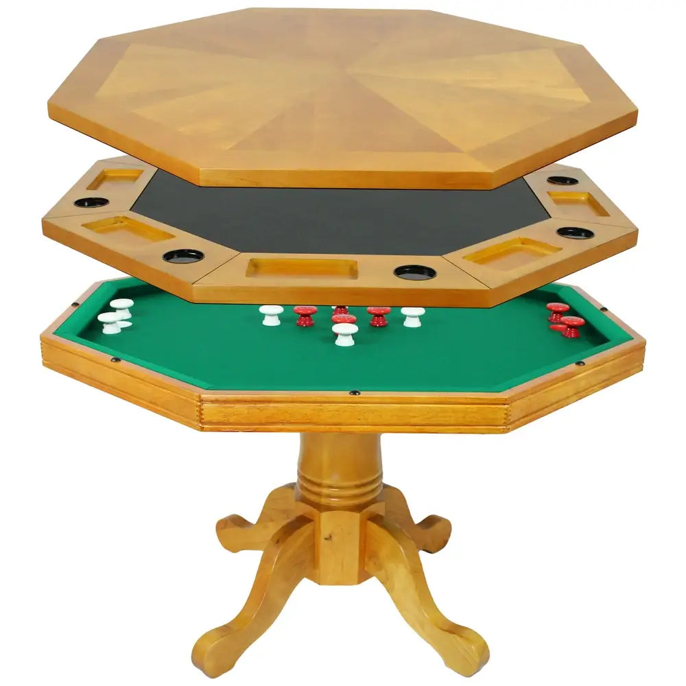 Hathaway Kingston BG2351T 3-in-1 Table in Dark Oak