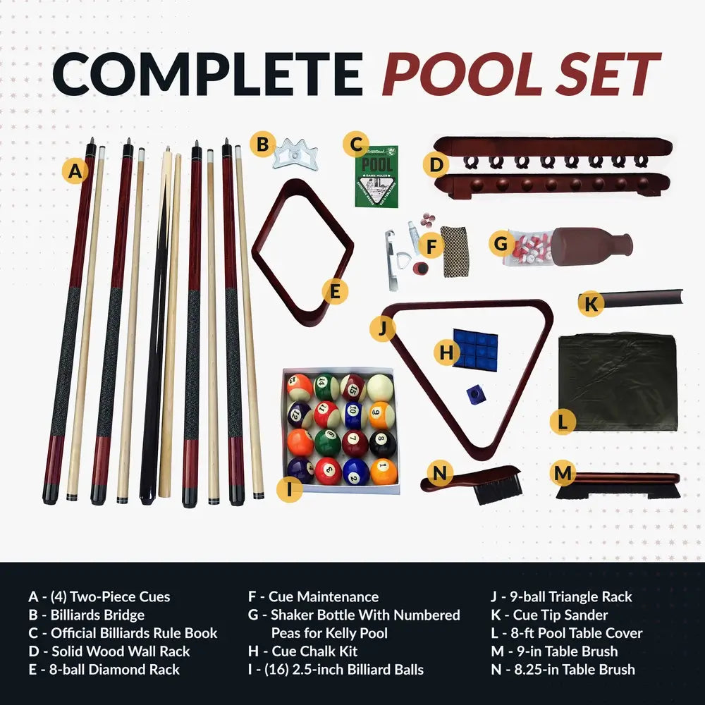 Hathaway Deluxe Billiards Accessory Kit