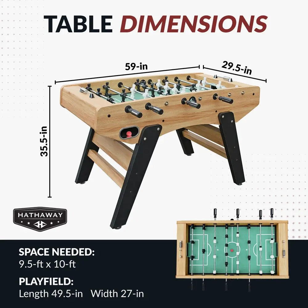 Hathaway Center Stage 59-in Pro Foosball Table