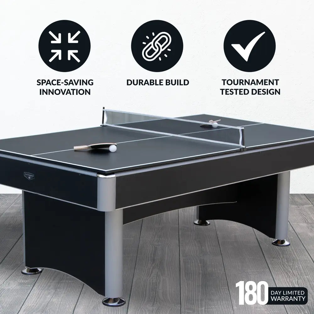 Hathaway Maverick II 7-ft Multi-Game Pool Table