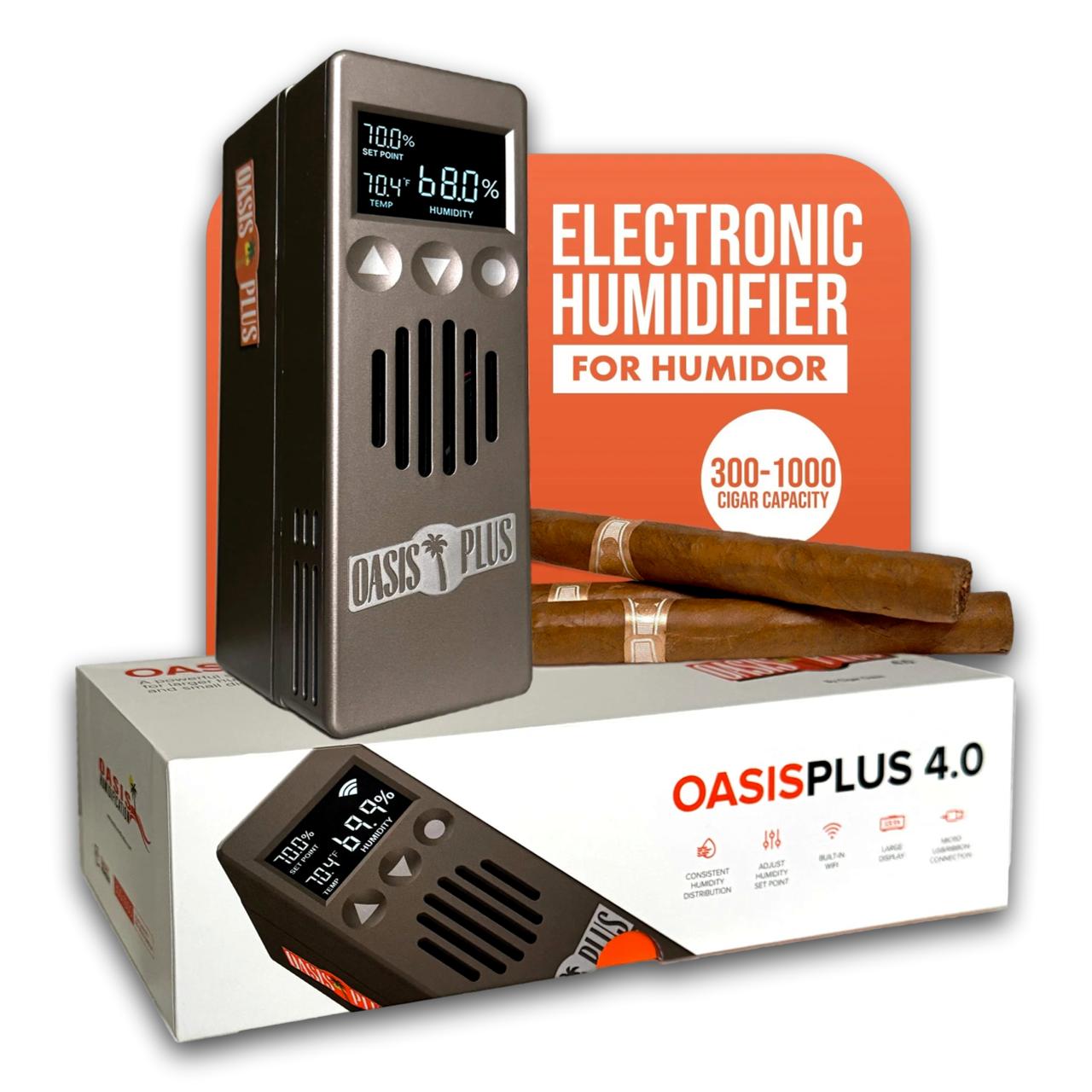 Cigar Oasis Plus 4.0 Electronic Humidifier