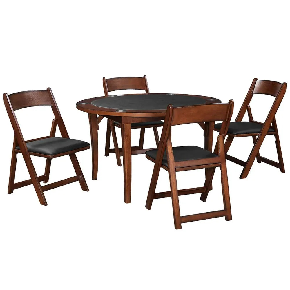 RAM Game Room FLDGTBL CN 48" Round Poker Table