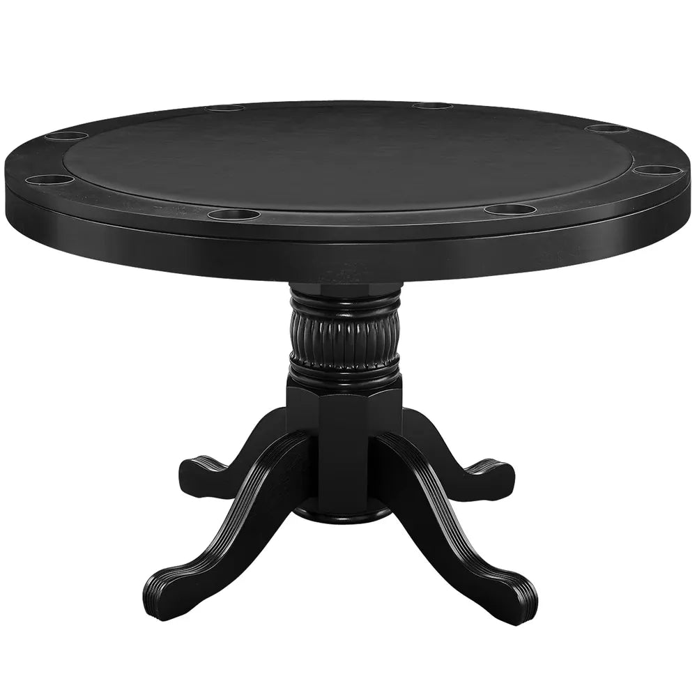 RAM Game Room GTBL48 BLK 48" 2-in-1 Poker Table