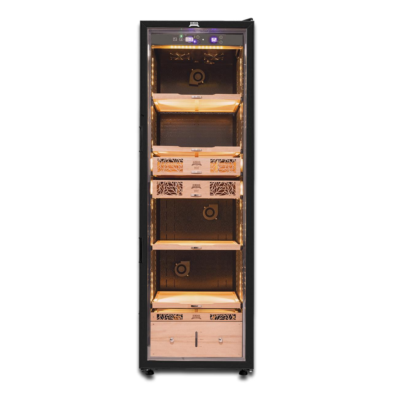 Humidor Supreme Temperature and Humidity Controlled 2,500-Cigar Electric Humidor