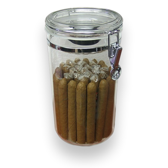 Prestige Acrylic Jar 25-Cigar Acrylic Humidor