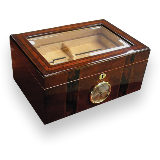 Prestige Ambassador 100-Cigar Desktop Humidor