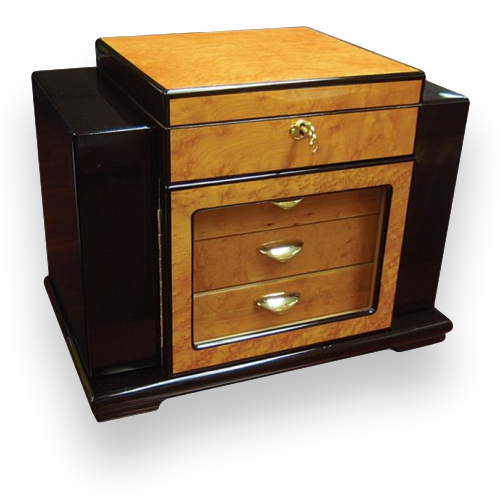 Prestige Baccus 200-Cigar Desktop Humidor