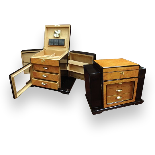Prestige Baccus 200-Cigar Desktop Humidor