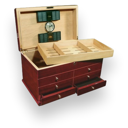Prestige Landmark 300-Cigar Desktop Humidor