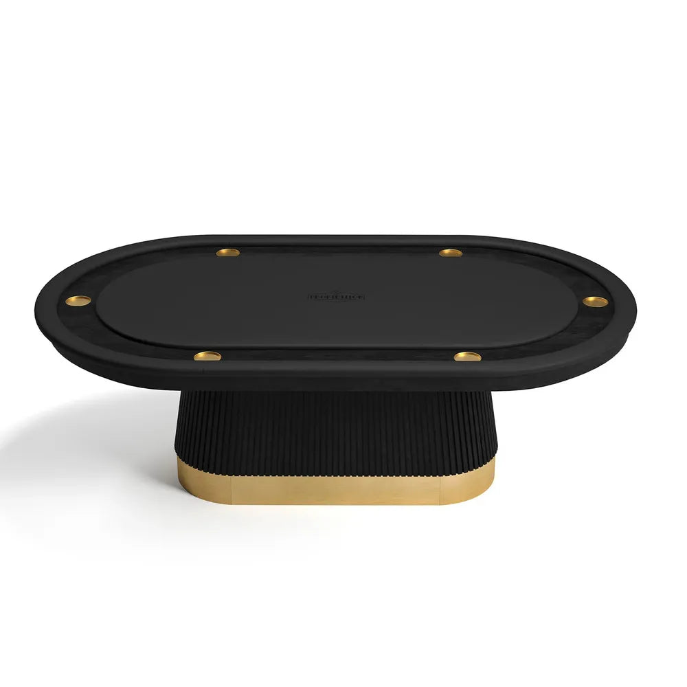 RAM Game Room PRO84TXTBL-B Poker Table - Black
