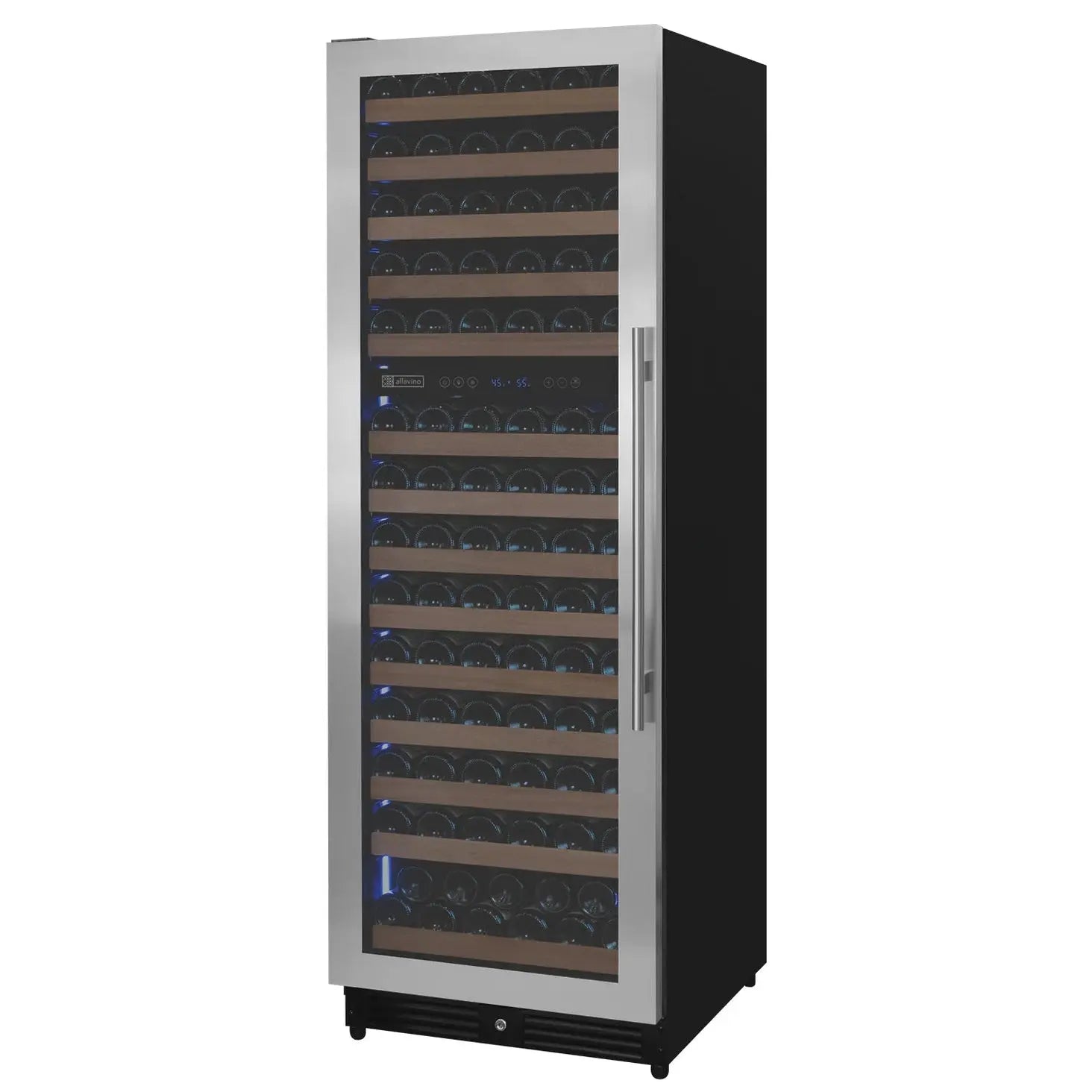 Reserva Series 154 Bottle 71" Tall Dual Zone Right Hinge Stainless Steel Wine Refrigerator