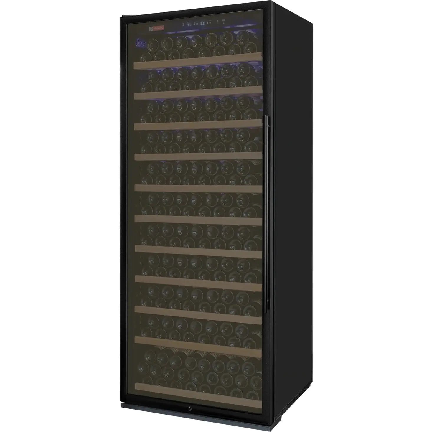 32" Wide Vite II Tru-Vino 277 Bottle Single Zone Black Left Hinge Wine Refrigerator