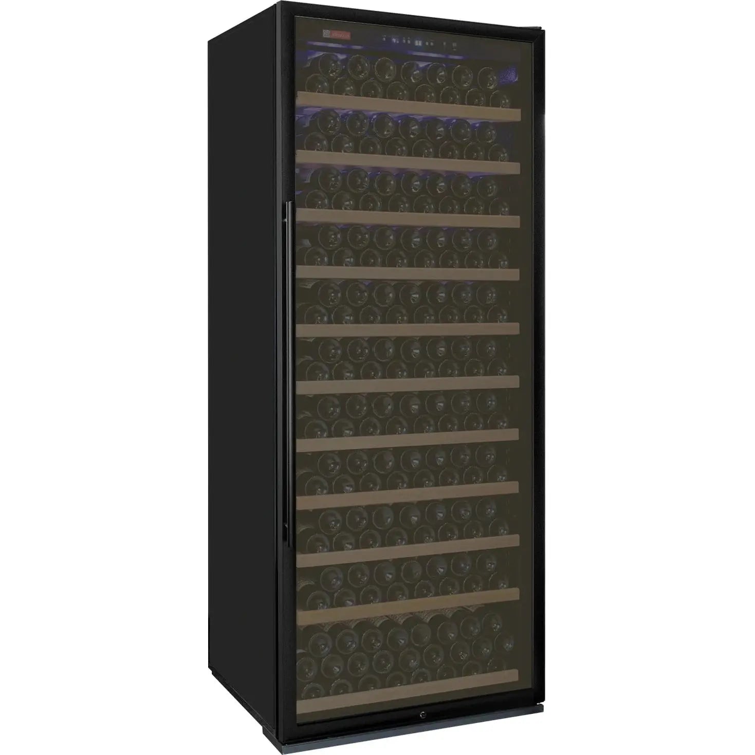 32" Wide Vite II Tru-Vino 277 Bottle Single Zone Black Right Hinge Wine Refrigerator