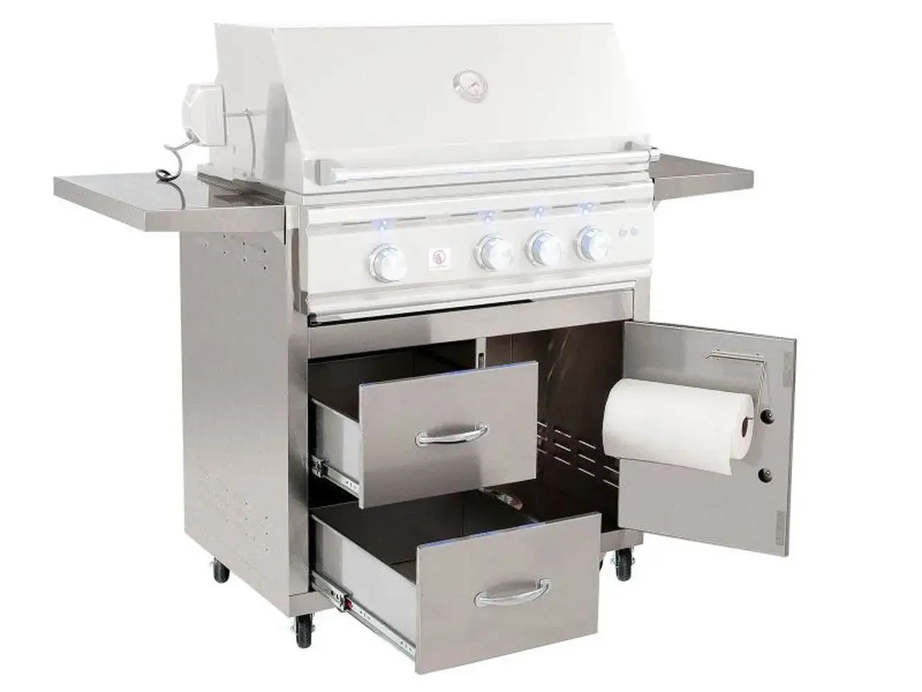 Summerset TRL 32" Deluxe Grill Cart – 304 Stainless