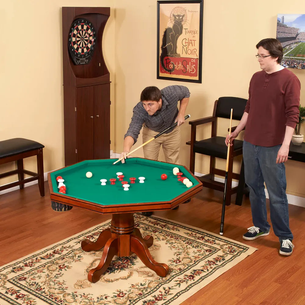 Hathaway Kingston BG2351T 3-in-1 Table in Dark Oak